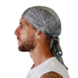 'Pirate Bandana' Medieval Hat, Silk - Silver - zootzu