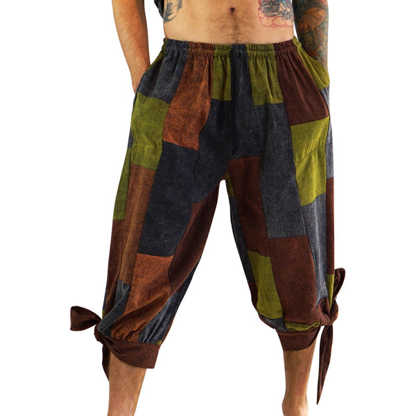 'Buccaneer' Pirate Pants - Stone Patchwork – Zootzu Garb