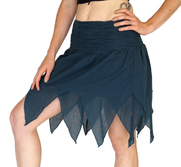 Fairy Pirate Pixie Skirt Teal Zootzu Garb